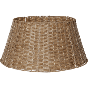 Granig Naturaleza De Star Trading - Cesta abierta elaborada en material natural para cubrir el soporte del &aacute;rbol de Navidad.