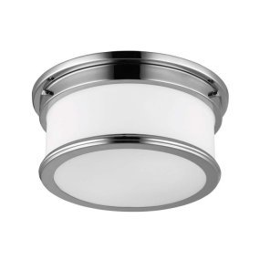 Payne Ø32 Cromo lámpara de baño De Elstead Lighting - Con un índice de protección IP44, la lámpara está protegida contra la humedad y las salpicaduras de agua, por lo que es ideal para colocarla en el baño para proporcionar una iluminación elegante y práctica.