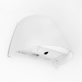 Aplique de pared OUT-02-U con enchufe Blanco De Plejd - Gracias a la bater&iacute;a de respaldo integrada, las funciones de temporizador permanecen activas incluso en caso de corte de electricidad.