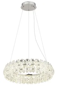 Diann Ø60 Cromo Lámpas de techo De Globo Lighting - Med en diameter p&aring; 60 cm och en imponerande ljusstyrka p&aring; 4460 lumen ger den en kraftfull och j&auml;mn belysning.
