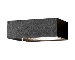 Illusion Reko Negro lámpara de exterior De Westal - La unidad está integrada y el panel trasero cuenta con dos entradas y salidas, así como un bloque de terminales de conexión rápida para una fácil instalación.