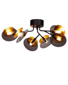 Turno 70cm Negro plafón De By Rydéns - La lámpara de techo Turno también está disponible como lámpara de mesa, lámpara de pie y lámpara de techo.