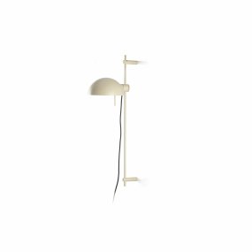 Matilda 60cm Beige lámpara de pared De Faro Barcelona - La pantalla giratoria y el ajuste de altura ofrecen gran flexibilidad y permiten diferentes configuraciones de luz, perfecta tanto para iluminaci&oacute;n de fondo como de ambiente.