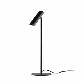 Leo 48cm Negro lámpara de escritorio De Faro Barcelona - Leo es una l&aacute;mpara de mesa negra con LED integrado que combina versatilidad y dise&ntilde;o moderno.
