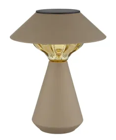 Cup LED Arena lámpara solar De Globo Lighting - Den diskreta designen sm&auml;lter in i alla milj&ouml;er och med IP44-klassning &auml;r den t&aring;lig mot v&auml;der och vind.