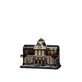 Decoración Navideña Mecánica Con Estación De Tren 25cm Multicolor De Konstsmide - Gran estaci&oacute;n de tren con figuras en movimiento, 15 luces LED de color blanco c&aacute;lido y m&uacute;sica navide&ntilde;a integrada que da vida a tu pueblo navide&ntilde;o.