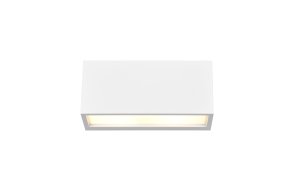 Mayenne 25cm Blanco lámpara de exterior De Trio Lighting - Mayenne es una elegante lámpara de fachada realizada en aluminio fundido lacado en blanco con una expresión minimalista.