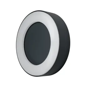 Ring Gris oscuro lámpara de exterior De Osram - Tillverkad av aluminium och med IP44-klassning &auml;r den t&aring;lig mot v&auml;der och passar perfekt f&ouml;r fasader, entr&eacute;er och uteplatser.