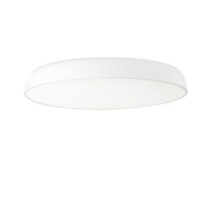 Mega Ø75 Blanco plafón De Faro Barcelona - Mega es una elegante l&aacute;mpara de techo con tecnolog&iacute;a LED integrada y un dise&ntilde;o cl&aacute;sico, perfecta para una iluminaci&oacute;n uniforme y acogedora.