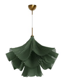 Juliette Ø75 Verde Lámpas de techo De By Rydéns - Gracias a su forma &uacute;nica y sus elegantes detalles, Juliette es una excelente opci&oacute;n para quienes buscan una l&aacute;mpara de techo que sea hermosa y cree el ambiente perfecto.