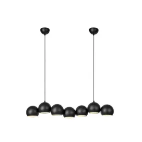 Cupolo 100cm Negro Lámpas de techo De Markslöjd - La magn&iacute;fica l&aacute;mpara de techo Cupolo, dise&ntilde;ada por Joakim Thedin, es una llamativa l&aacute;mpara de techo con siete burbujas en diferentes niveles.