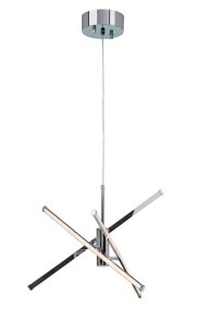 Strazza Ø62 Cromo Lámpas de techo De Cottex - La l&aacute;mpara tiene un regulador de intensidad incorporado de 3 pasos (100-40-10%) que le permite ajustar el brillo seg&uacute;n sea necesario utilizando su interruptor de pared normal (no se puede combinar con un regulador de intensidad externo).