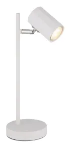 James 35cm Blanco lámpara de escritorio De Globo Lighting - James &auml;r en modern och funktionell bordslampa som imponerar b&aring;de estetiskt och tekniskt.