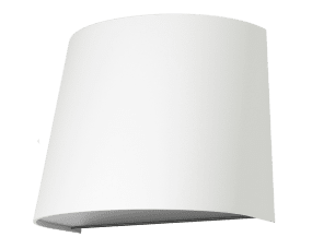 Maxi Blanco lámpara de exterior De Westal - La luminaria está equipada con un casquillo GU10 y dispone de dos entradas y salidas así como de un terminal de conexión rápida en la parte posterior.