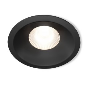 Downlight DWN-02 6P Negro De Plejd - DWN-02 tiene una temperatura de color ajustable y se puede configurar a una temperatura fija o atenuar a una luz cálida.