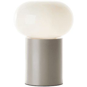 Daeny 27cm Marrón lámpara de mesa De Brilliant - Daeny es una moderna l&aacute;mpara de mesa con una elegante base de metal brillante y pantalla marr&oacute;n.