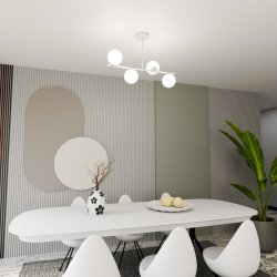 Bior 80cm Blanco plafón De Emibig Lighting - 