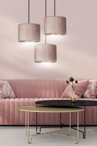 Hilde Ø50 Rosa Lámpas de techo De Emibig Lighting - La construcci&oacute;n simple y la elegante combinaci&oacute;n de colores hacen de Hilde una opci&oacute;n vers&aacute;til que se adapta a muchas habitaciones y estilos diferentes.