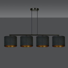 Hilde 100cm Negro De Emibig Lighting - La construcci&oacute;n simple y la elegante combinaci&oacute;n de colores hacen de Hilde una opci&oacute;n vers&aacute;til que se adapta a muchas habitaciones y estilos diferentes.