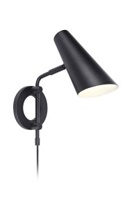 Cal 26cm Negro lámpara de pared De Markslöjd - 