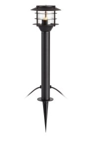Baliza 3W 45cm Negro Garden 24 De Markslöjd - Garden 24 tiene un grado de protecci&oacute;n IP44 y es adecuado para iluminaci&oacute;n de jardines y exteriores que podr&aacute;s instalar f&aacute;cilmente.