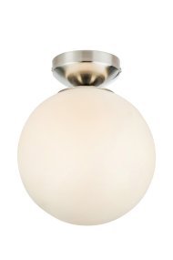 Stintino Ø20 Blanco lámpara de baño De Markslöjd - Su forma clásica y el cristal blanco proporcionan una luz suave y agradable.