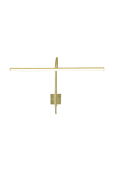 Miro 40cm Oro De Aneta Lighting - Miro tiene una fuente de luz LED integrada de 5W y emite una luz blanca cálida con un máximo de 450 lúmenes.