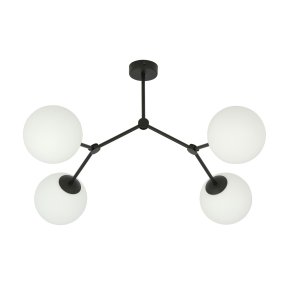 Space 80cm Blanco plafón De Emibig Lighting - Raum &ndash; Una l&aacute;mpara de techo que se adapta perfectamente a la tendencia de estilo e impresiona por su forma &uacute;nica y su dise&ntilde;o caracter&iacute;stico.