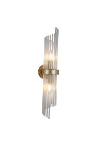 Lara 56cm Oro lámpara de pared De Searchlight - El aplique de pared Lara es un elemento de interior elegante y exclusivo que a&ntilde;ade un toque de lujo a su hogar.