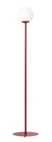 Pinne borgoña lámpara de pie De Artera - La fina base de color burdeos de la lámpara le da un aspecto moderno y es perfecta como detalle decorativo en el salón, el dormitorio o el balcón.