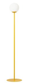 Pinne Mostaza lámpara de pie De Artera - La base delgada de la lámpara en tono amarillo mostaza le da un aspecto moderno y es perfecta como detalle decorativo en la sala de estar, el dormitorio o en la terraza.