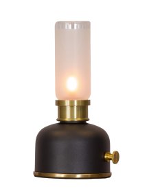 Frida 22cm Negro portátil De PR Home - Crea un ambiente c&aacute;lido y acogedor con una temperatura de color de aproximadamente 2000 Kelvin y un flujo luminoso de 20 a 40 l&uacute;menes, seg&uacute;n el nivel de atenuaci&oacute;n.