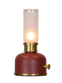 Frida 22cm Rojo oscuro portátil De PR Home - Crea un ambiente c&aacute;lido y acogedor con una temperatura de color de aproximadamente 2000 Kelvin y un flujo luminoso de 20 a 40 l&uacute;menes, seg&uacute;n el nivel de atenuaci&oacute;n.