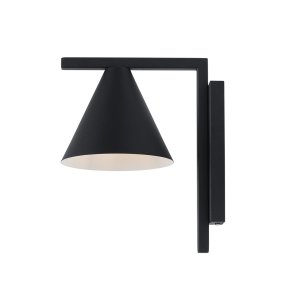 Form 23cm Negro lámpara de pared De Artera - Gracias a su dise&ntilde;o atemporal y su color sutil, la l&aacute;mpara se integra a la perfecci&oacute;n en varios estilos de interior, al tiempo que a&ntilde;ade un toque sofisticado y moderno a la habitaci&oacute;n.