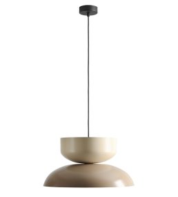 Elo Ø47 Beige/blanco crema De Artera - La lámpara colgante Millo es una lámpara de techo metálica única que combina un diseño retro con uno moderno.