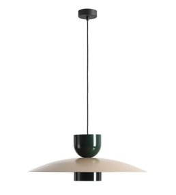 Nutta Ø65 Beige/verde oscuro Lámpas de techo De Artera - Con sus suaves colores verde oscuro brillante y beige, se convierte en un elemento alegre y elegante en cualquier interior.