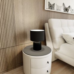 Aspen 35cm Negro lámpara de mesa De Emibig Lighting - La serie de l&aacute;mparas Aspen es una expresi&oacute;n de belleza minimalista en estilo escandinavo.