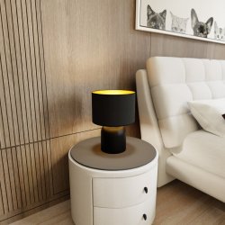 Aspen 35cm Negro lámpara de mesa De Emibig Lighting - La serie de l&aacute;mparas Aspen es una expresi&oacute;n de belleza minimalista en estilo escandinavo.