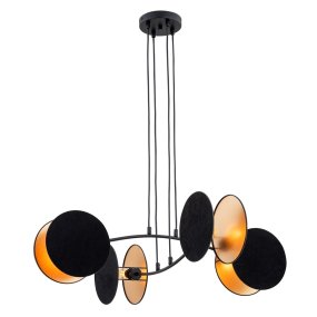 Motif 82cm Negro Lámpas de techo De Emibig Lighting - Motif es una moderna serie de l&aacute;mparas de techo que impresiona por su elegancia y dise&ntilde;o innovador.