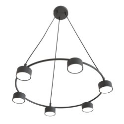 Starlit Ø64 Negro Lámpas de techo De Emibig Lighting - Una lámpara colgante minimalista con un diseño moderno que impresiona por su elegante forma circular.