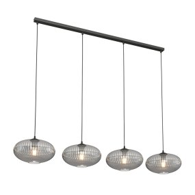 Coco 140cm Color humo De Emibig Lighting - Perfecto para salas de estar y comedores: Coco agrega un acento elegante a cualquier estilo de dise&ntilde;o de interiores.