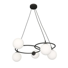 Libra 70cm Blanco Lámpas de techo De Emibig Lighting - Perfecto para salas de estar, comedores y espacios p&uacute;blicos, Libra se combina perfectamente con una variedad de estilos de interiores, agregando car&aacute;cter contempor&aacute;neo y elegancia.