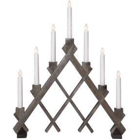 Rut Marrón De Star Trading - El hermoso patr&oacute;n de tablero de ajedrez del candelabro llama la atenci&oacute;n.