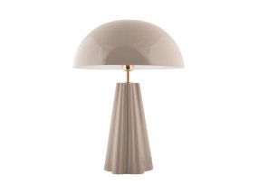 Amplio 55cm Greige lámpara de mesa De Leitmotiv - Amplio es una lámpara de mesa más grande y llamativa que combina funcionalidad y estilo.
