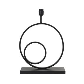 Omega 47cm Negro base de lámpara De Light & Living - 