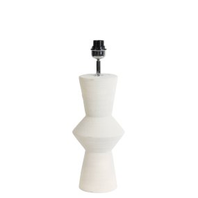 Ayla 50cm Blanco cremoso base de lámpara De Light & Living - 