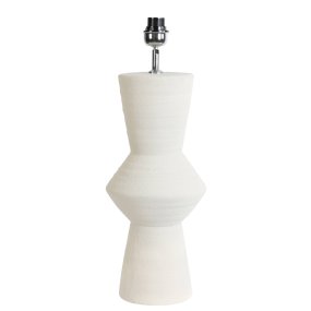 Ayla 60cm Blanco cremoso base de lámpara De Light & Living - 