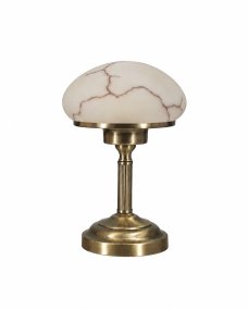 August 28cm Latón antiguo lámpara de mesa De Aneta Lighting - Aqu&iacute; tienes la l&aacute;mpara de mesa perfecta para a&ntilde;adir un toque elegante a tu sal&oacute;n.