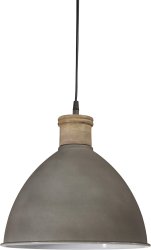 Roseville Ø32 Gris Lámpas de techo De PR Home - La l&aacute;mpara de techo est&aacute; hecha de metal y tiene un cable de 1,6 metros de largo con un casquillo de techo del mismo color que la l&aacute;mpara.