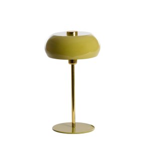 Surin 47cm Verde oliva lámpara de mesa De Light & Living - 